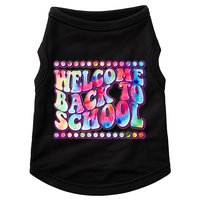 Retro 1960s Tie Dye Welcome Back To School Doggie Tank