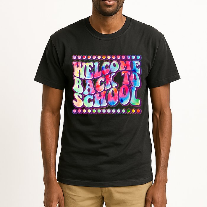 Retro 1960s Tie Dye Welcome Back To School Tall T-Shirt