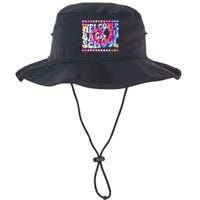Retro 1960s Tie Dye Welcome Back To School Bucket Hat