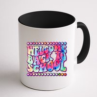 Retro 1960s Tie Dye Welcome Back To School Mug