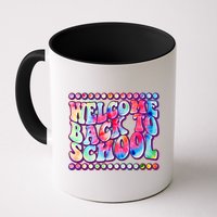 Retro 1960s Tie Dye Welcome Back To School Mug