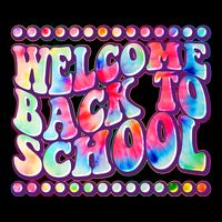 Retro 1960s Tie Dye Welcome Back To School Ladies Essential Flowy Tank