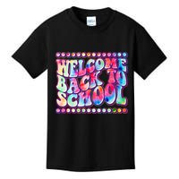 Retro 1960s Tie Dye Welcome Back To School Kids T-Shirt