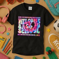 Retro 1960s Tie Dye Welcome Back To School Kids T-Shirt