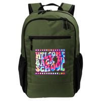 Retro 1960s Tie Dye Welcome Back To School Backpack