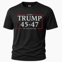 Rattletrap 1776 Trump 45 47 The Dash Matters Graphic Cooling Performance Crew T-Shirt