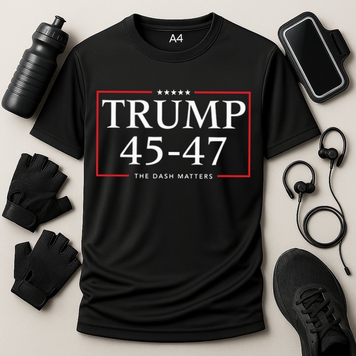 Rattletrap 1776 Trump 45 47 The Dash Matters Graphic Cooling Performance Crew T-Shirt