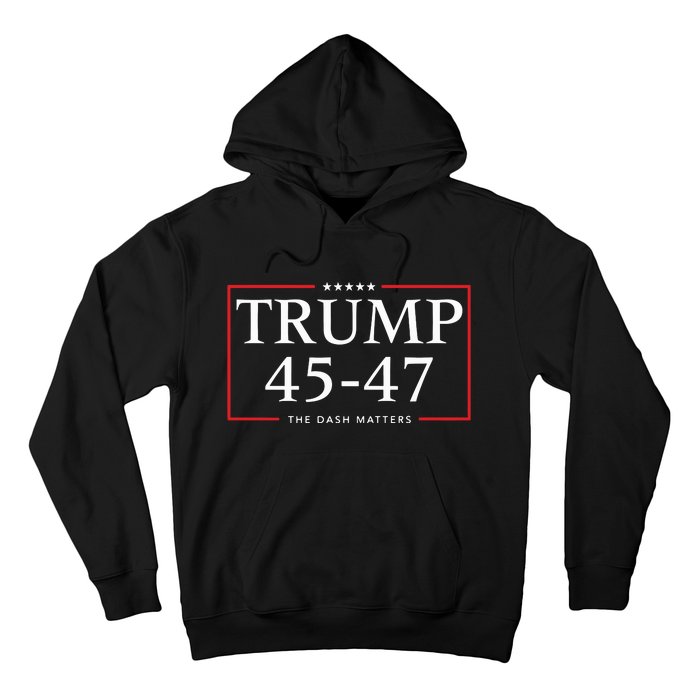 Rattletrap 1776 Trump 45 47 The Dash Matters Graphic Hoodie