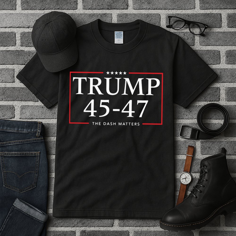 Rattletrap 1776 Trump 45 47 The Dash Matters Graphic Tall T-Shirt