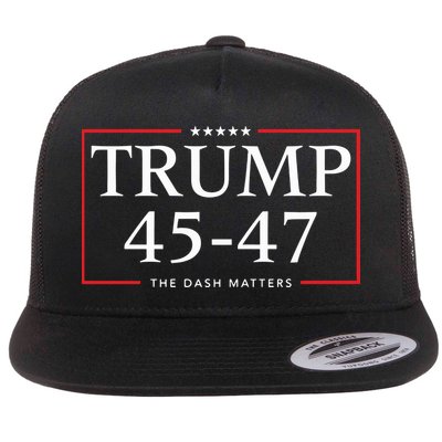 Rattletrap 1776 Trump 45 47 The Dash Matters Graphic Flatbill Hat