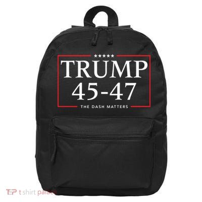 Rattletrap 1776 Trump 45 47 The Dash Matters Graphic 16 in Basic Backpack