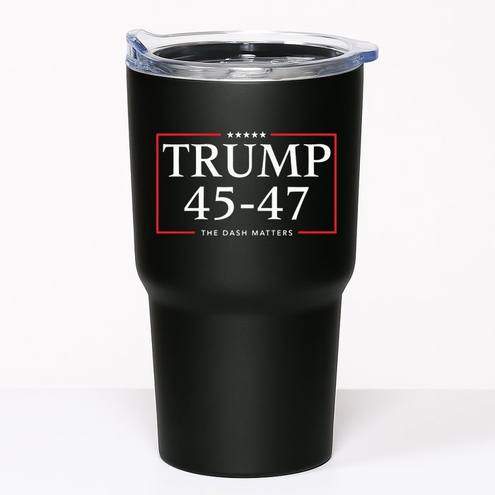 Rattletrap 1776 Trump 45 47 The Dash Matters Graphic Tumbler