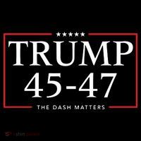 Rattletrap 1776 Trump 45 47 The Dash Matters Graphic Cooling Performance Long Sleeve Crew
