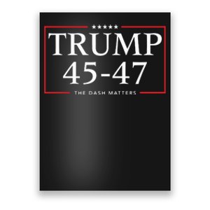 Rattletrap 1776 Trump 45 47 The Dash Matters Graphic Poster