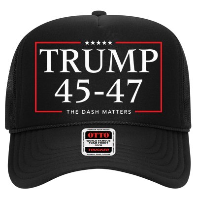 Rattletrap 1776 Trump 45 47 The Dash Matters Graphic Trucker Hat