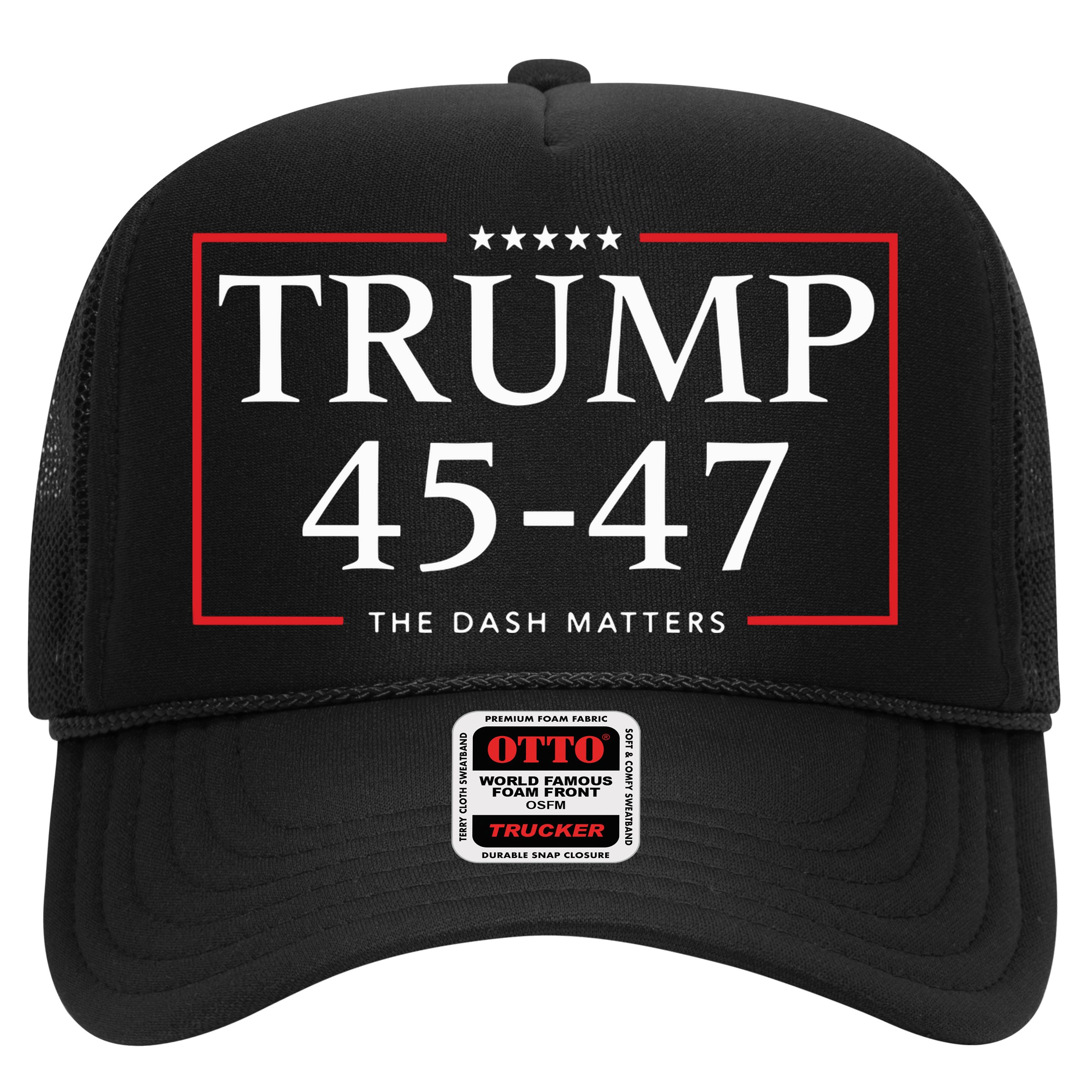 Rattletrap 1776 Trump 45 47 The Dash Matters Graphic Hat