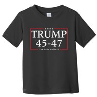 Rattletrap 1776 Trump 45 47 The Dash Matters Graphic Toddler T-Shirt