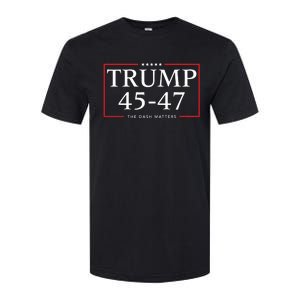 Rattletrap 1776 Trump 45 47 The Dash Matters Graphic Softstyle CVC T-Shirt