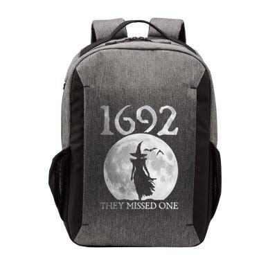 Retro 1692 They Missed One Witch Salem 1692 Halloween Witch Vector Backpack
