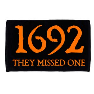 Retro 1692 They Missed One Witch Salem 1692 Halloween Witch Microfiber Hand Towel