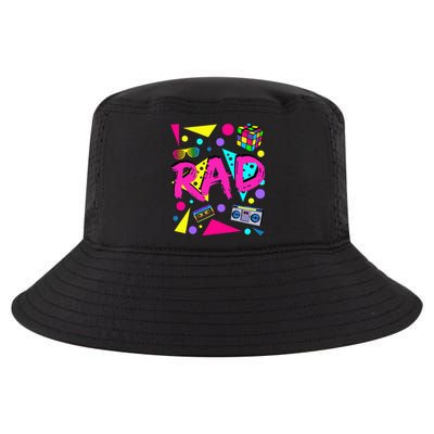 Rad 1980s Vintage Eighties Costume Party Cool Comfort Performance Bucket Hat