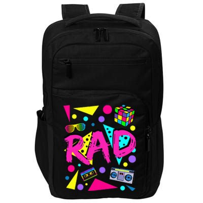 Rad 1980s Vintage Eighties Costume Party Impact Tech Backpack