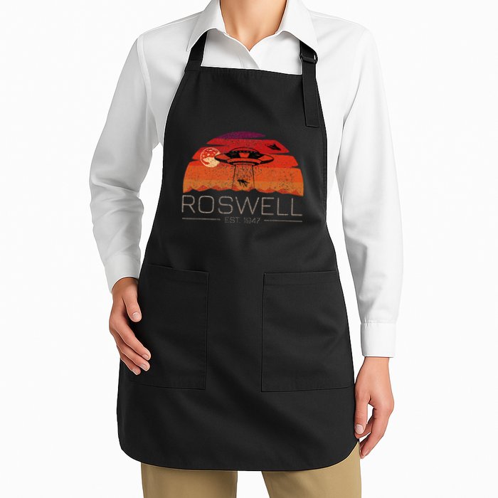 Roswell 1947 Vintage Alien Ufo New Mexico Apron
