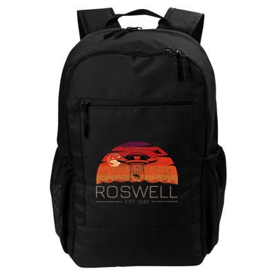 Roswell 1947 Vintage Alien Ufo New Mexico Backpack