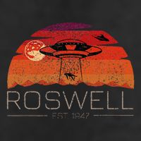 Roswell 1947 Vintage Alien Ufo New Mexico Golf Towel