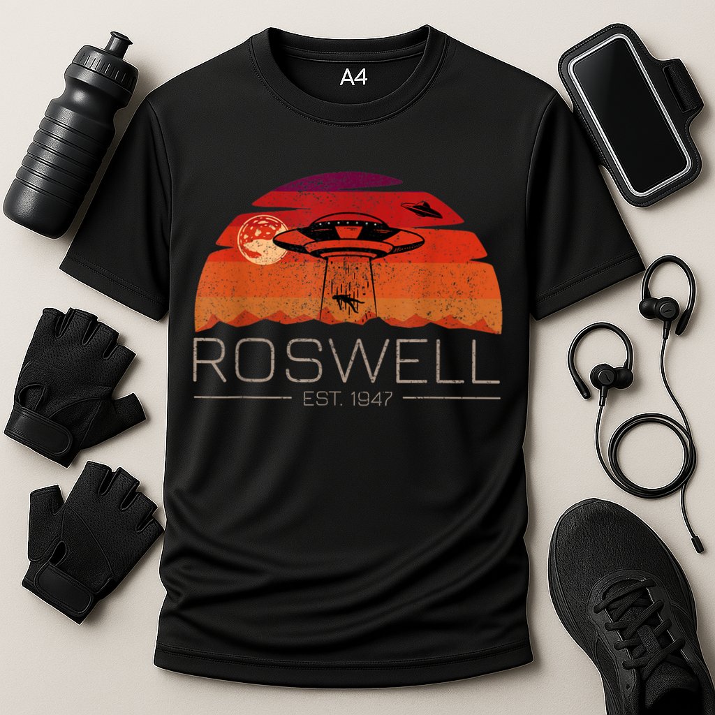 Roswell 1947 Vintage Alien UFO New Mexico Performance Shirt