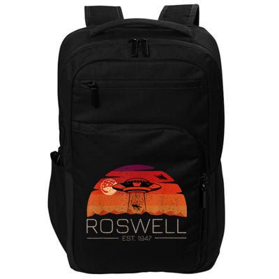 Roswell 1947 Vintage Alien UFO New Mexico Impact Tech Backpack