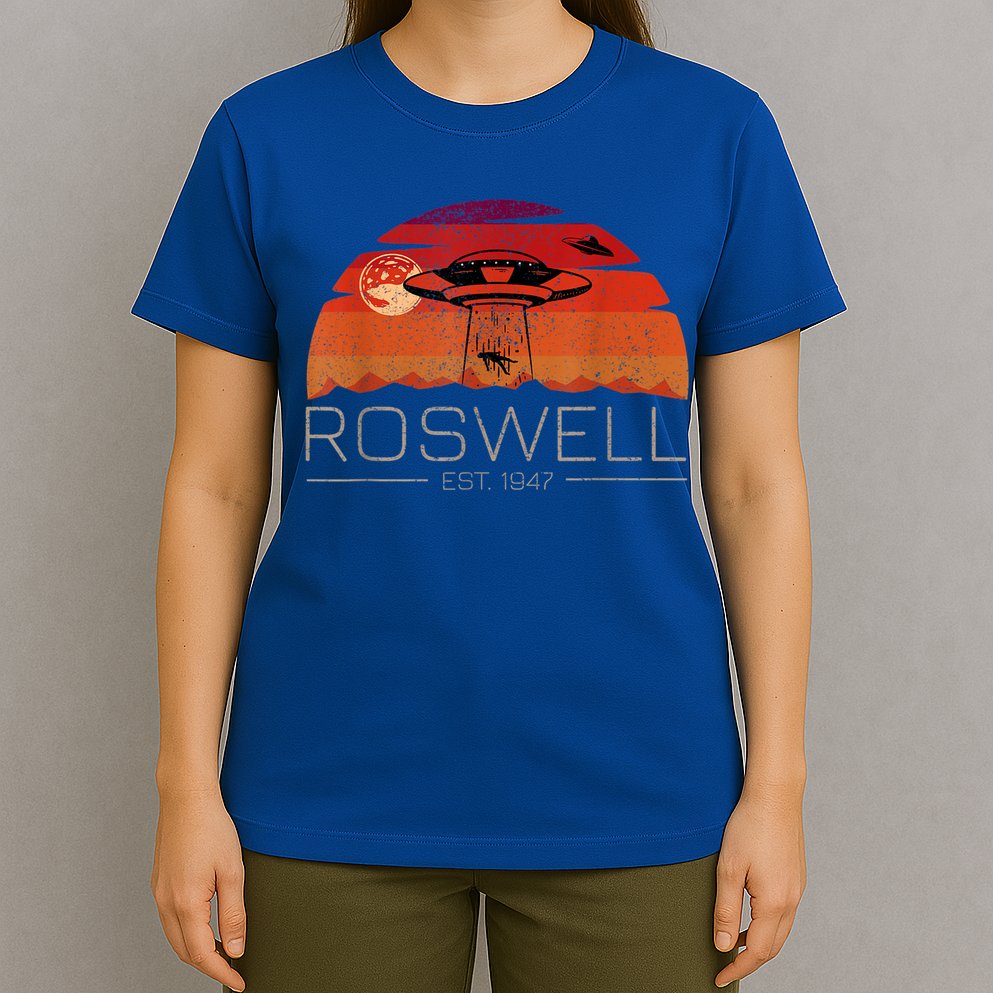 Roswell 1947 Vintage Alien UFO New Mexico T-Shirt