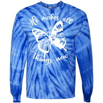 Revelation 21 5 Cool Gift Tie-Dye Long Sleeve Shirt