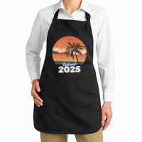 Retired 2025 Beach Palm Tree Summer Vibes Apron