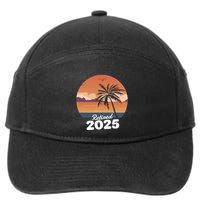 Retired 2025 Beach Palm Tree Summer Vibes 7-Panel Snapback Hat