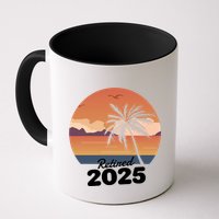 Retired 2025 Beach Palm Tree Summer Vibes Mug