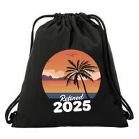 Retired 2025 Beach Palm Tree Summer Vibes Drawstring Bag