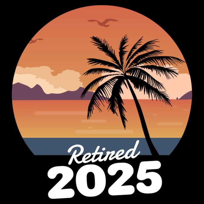Retired 2025 Beach Palm Tree Summer Vibes Drawstring Bag