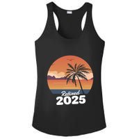 Retired 2025 Beach Palm Tree Summer Vibes Ladies PosiCharge Competitor Racerback Tank