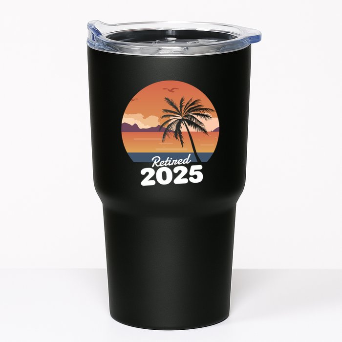 Retired 2025 Beach Palm Tree Summer Vibes Tumbler