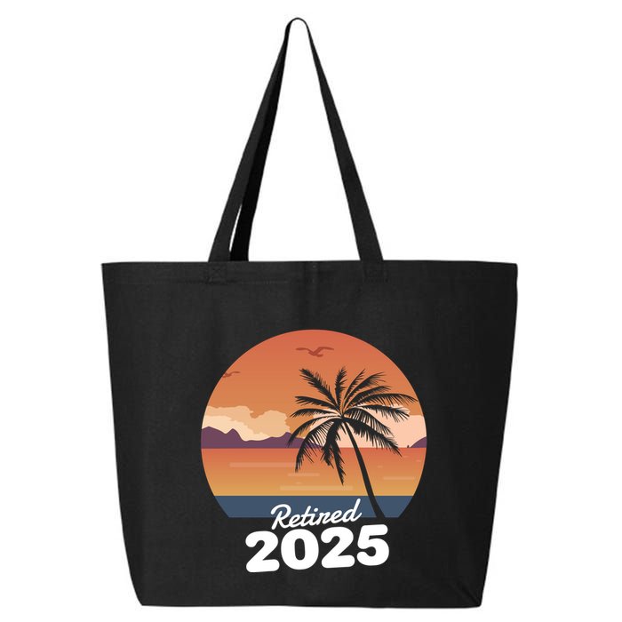 Retired 2025 Beach Palm Tree Summer Vibes 25L Jumbo Tote