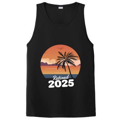 Retired 2025 Beach Palm Tree Summer Vibes PosiCharge Competitor Tank