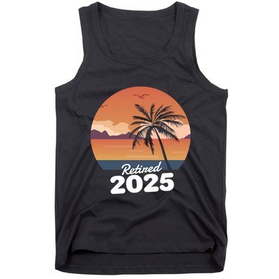 Retired 2025 Beach Palm Tree Summer Vibes Tank Top