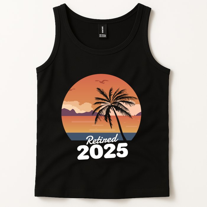 Retired 2025 Beach Palm Tree Summer Vibes Tank Top
