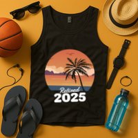Retired 2025 Beach Palm Tree Summer Vibes Tank Top