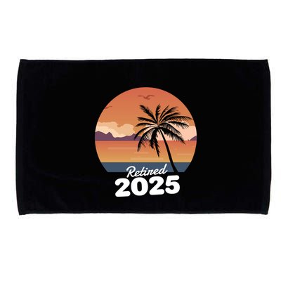 Retired 2025 Beach Palm Tree Summer Vibes Microfiber Hand Towel