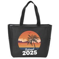 Retired 2025 Beach Palm Tree Summer Vibes Zip Tote Bag