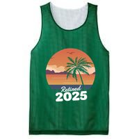Retired 2025 Beach Palm Tree Summer Vibes Mesh Reversible Basketball Jersey Tank