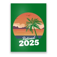 Retired 2025 Beach Palm Tree Summer Vibes Poster