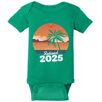 Retired 2025 Beach Palm Tree Summer Vibes Baby Bodysuit